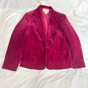 Vintage Women's Velvet Blazer 
Size 14 Slim fit